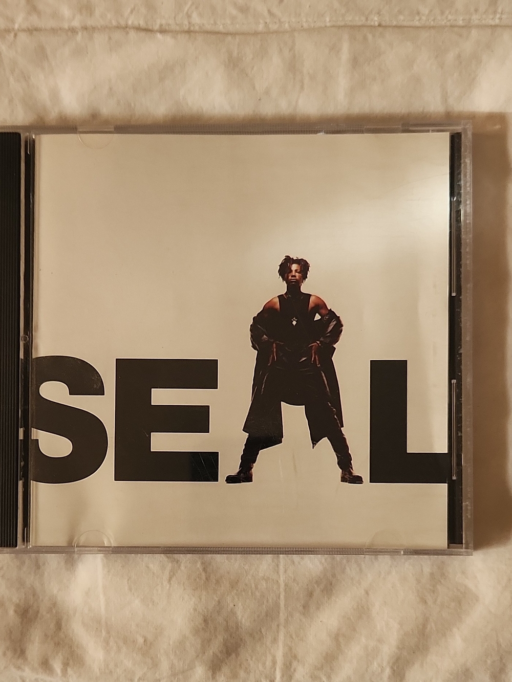 Warner Bros. Seal CD - Black & White Typographic Disc